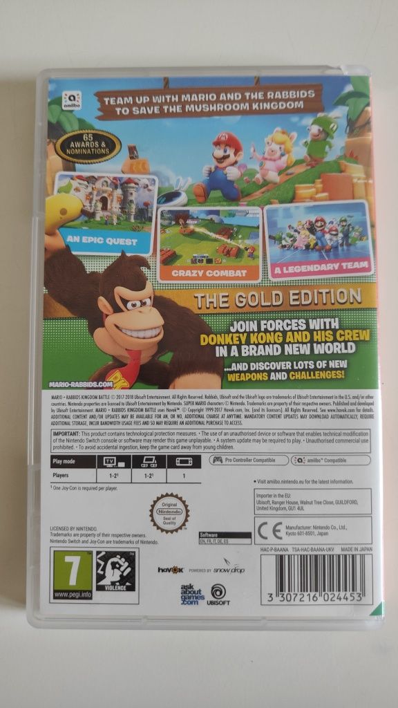Mario + Rabbids Kingdom Battle – Gold Edition – Nintendo Switch