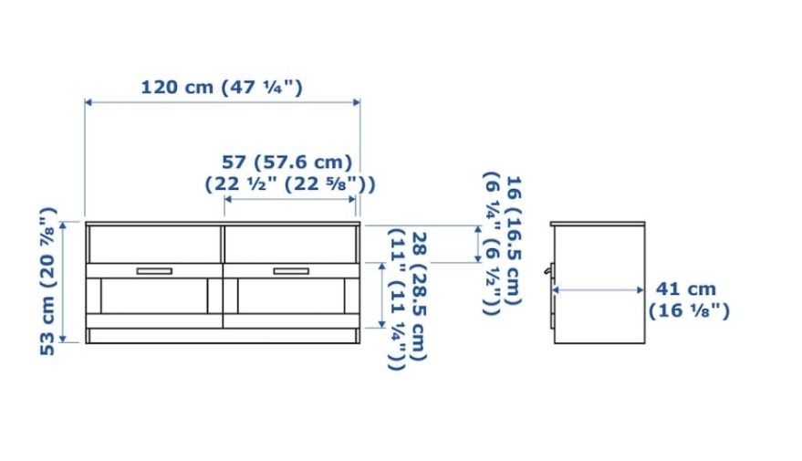 Szafka pod tv IKEA BRIMNES