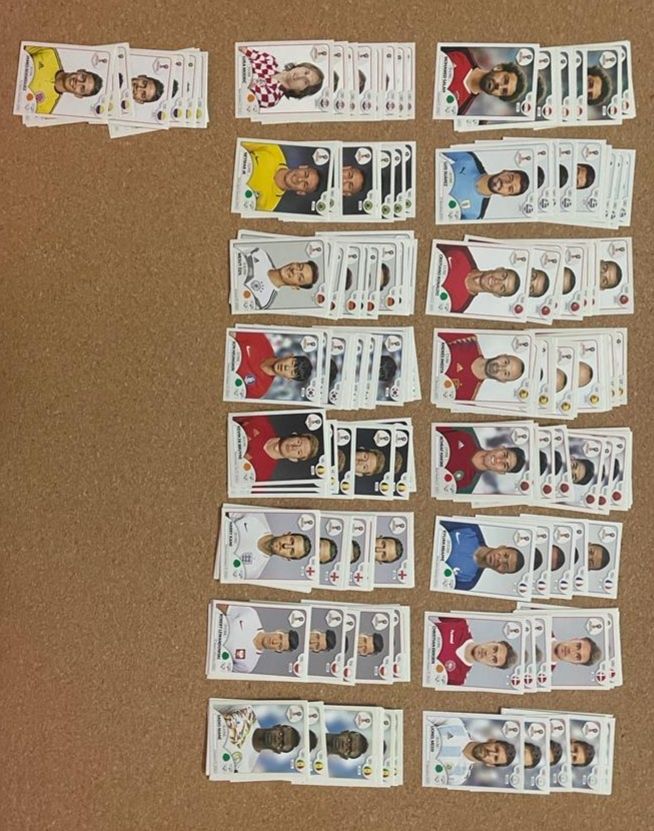 Acabe a colecção Cromos Panini Mundial Russia 2018