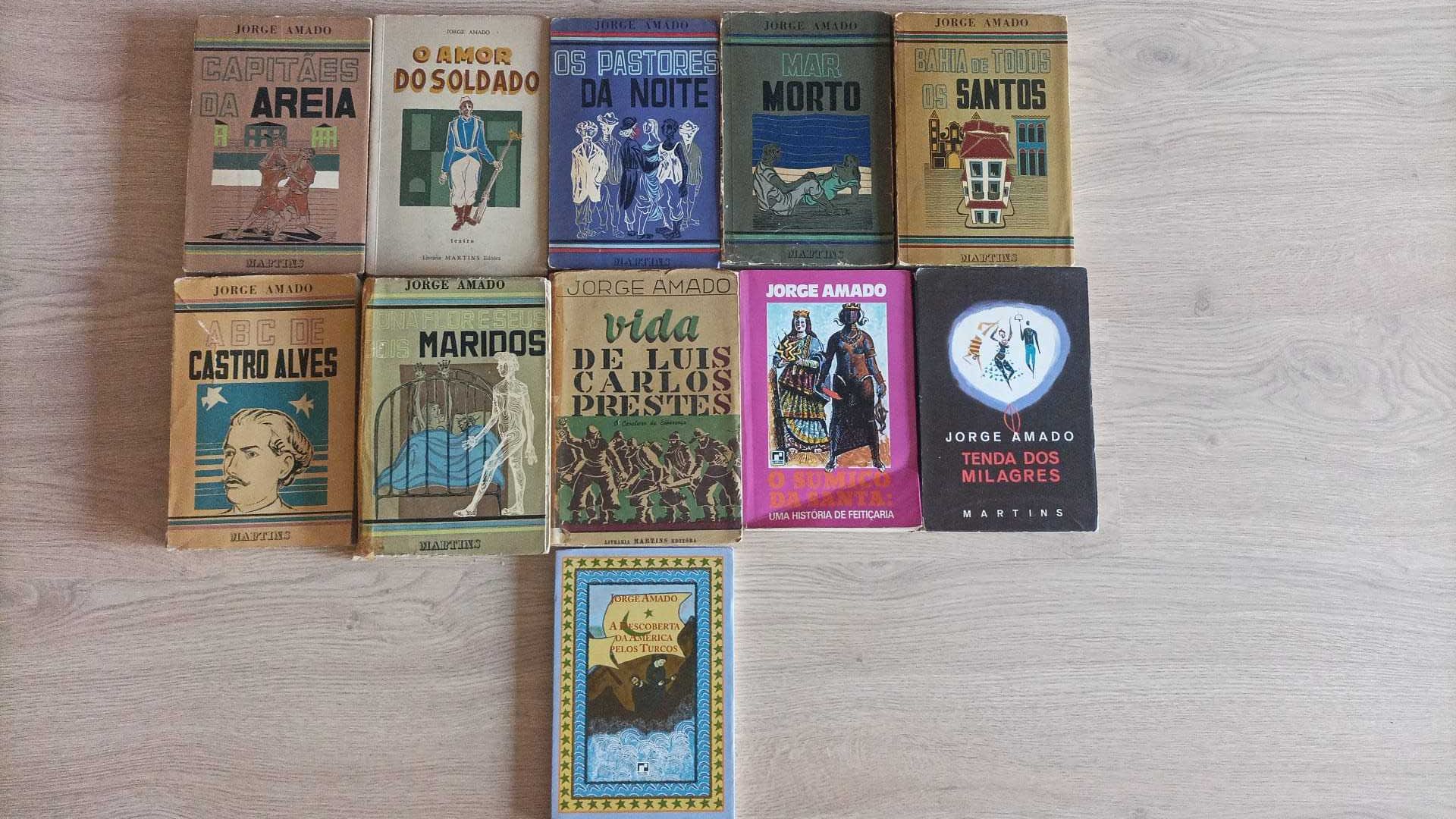 colecção vários livros jorge amado primeira edição brasileira (cada)
