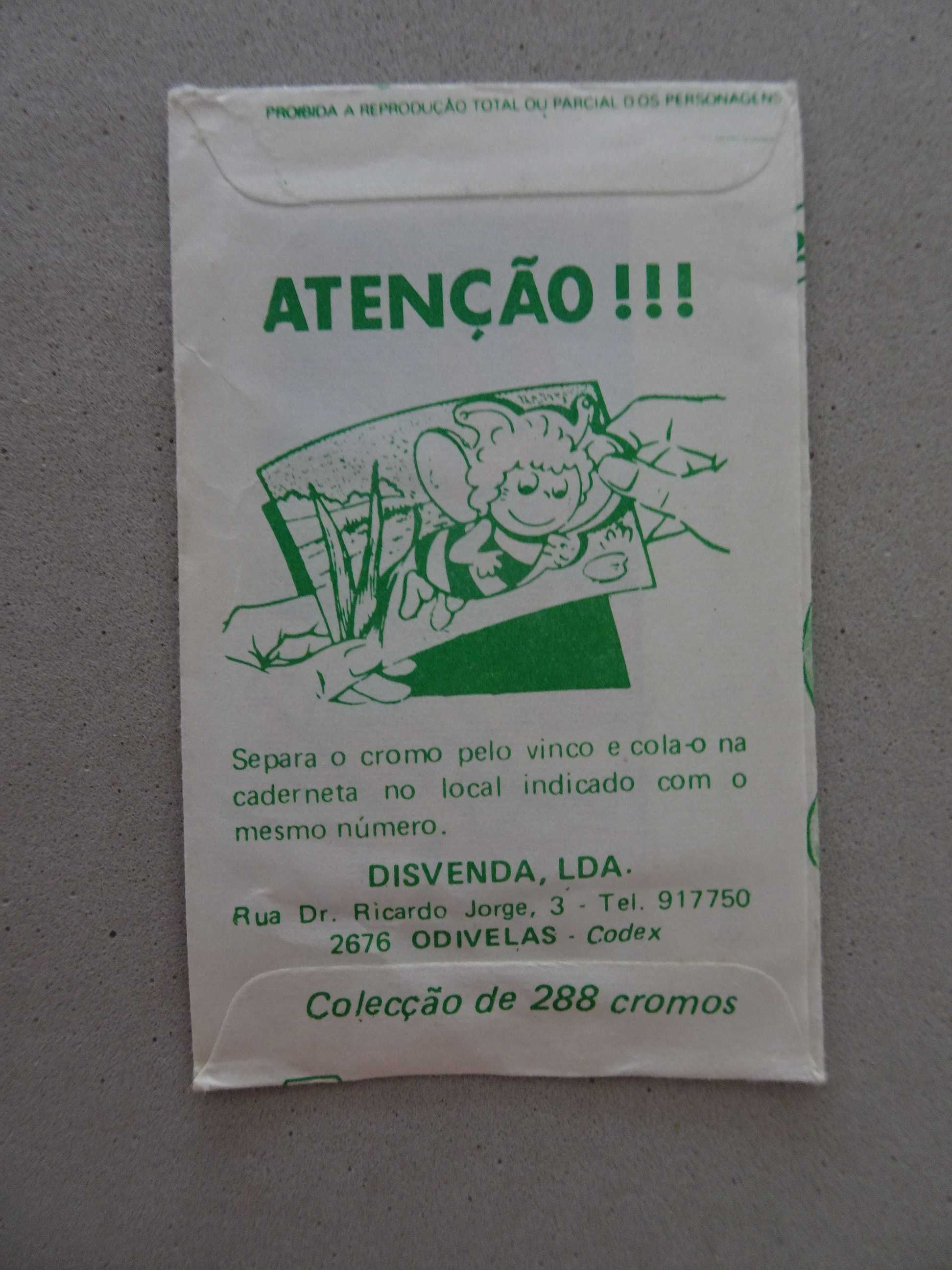 Carteira de cromos fechada Abelha Maia