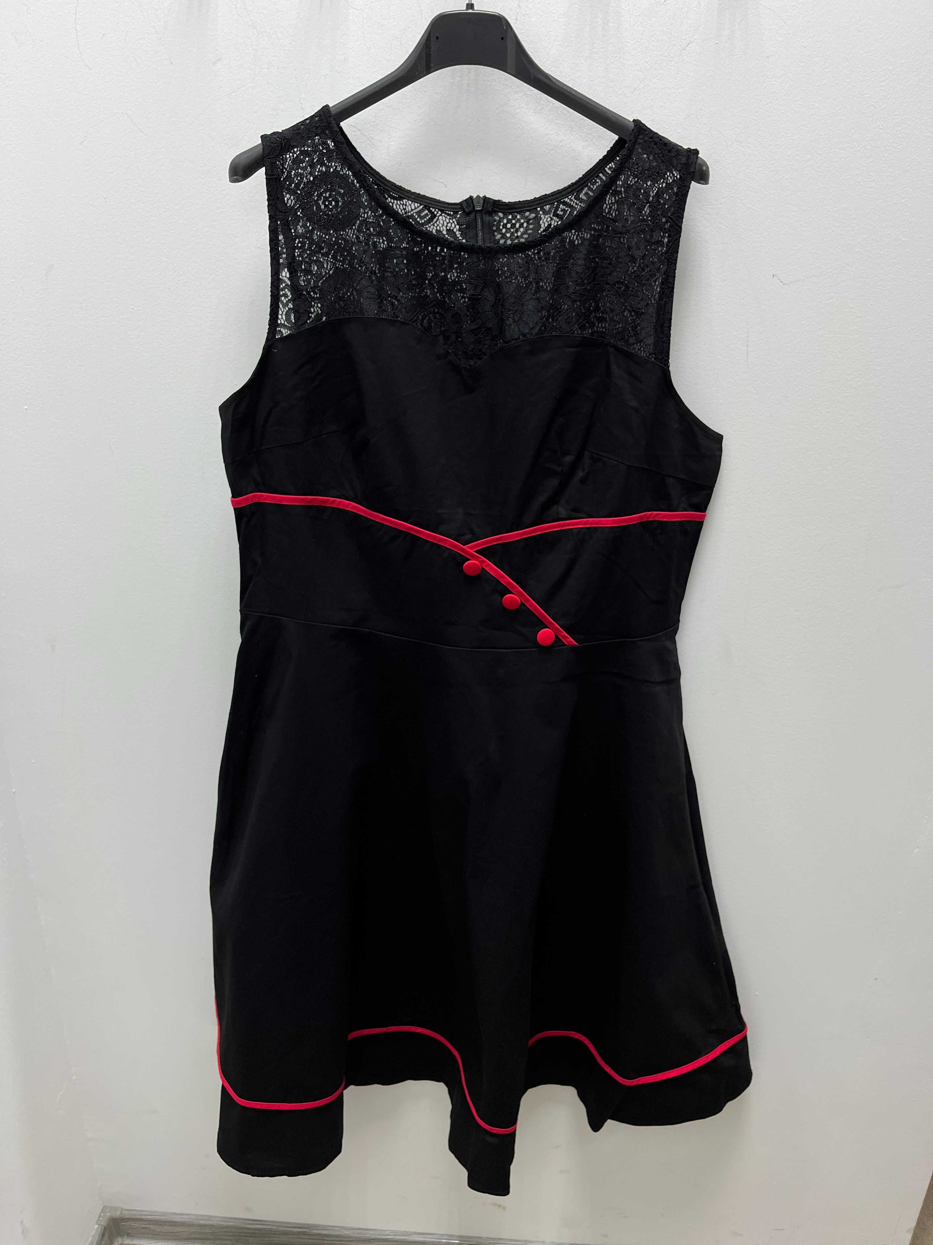 Damska sukienka czarna roz.2XL
