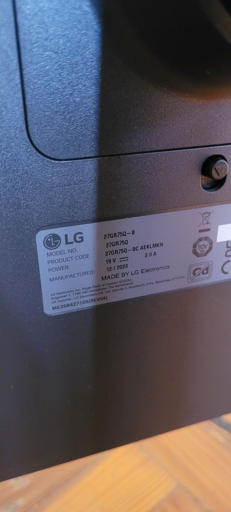 Monitor LG 27GR75Q-B