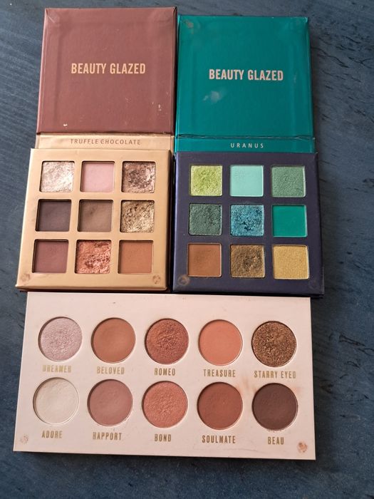 Zestaw palet cieni do powiek makeup revolution beauty Glazed glam shop