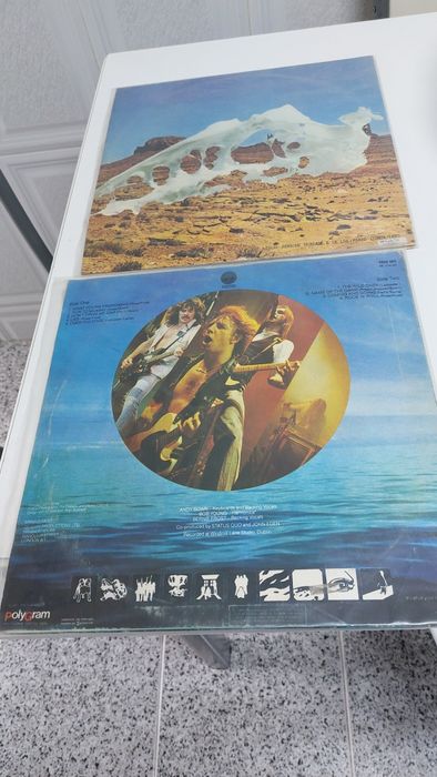 Lote de álbuns de vinil.