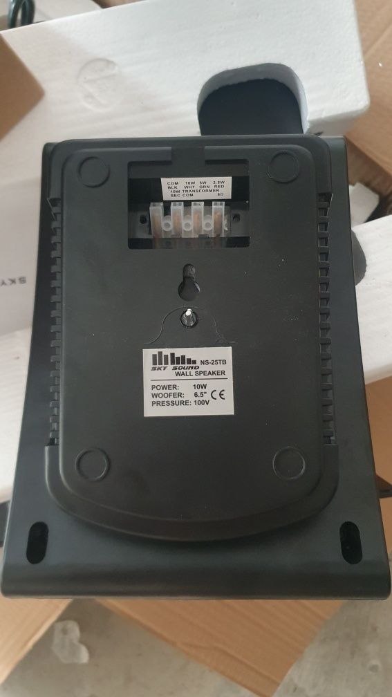 Підсилювач трансляційний sky audio sa-300w, настінна акустика ns-25
