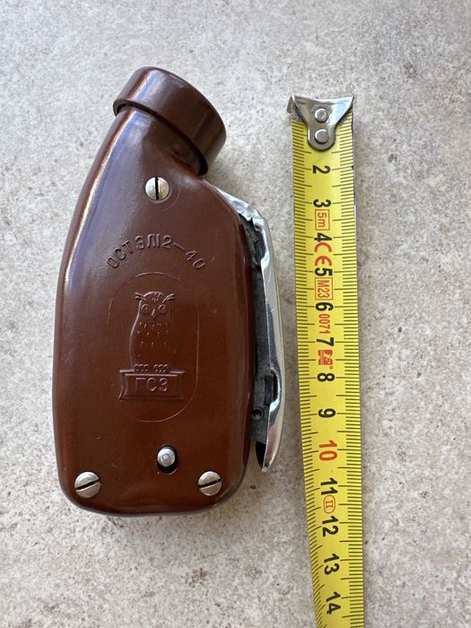 Radziecka bakelitowa latarka sprawna bakielit ruska lampka cccp zssr