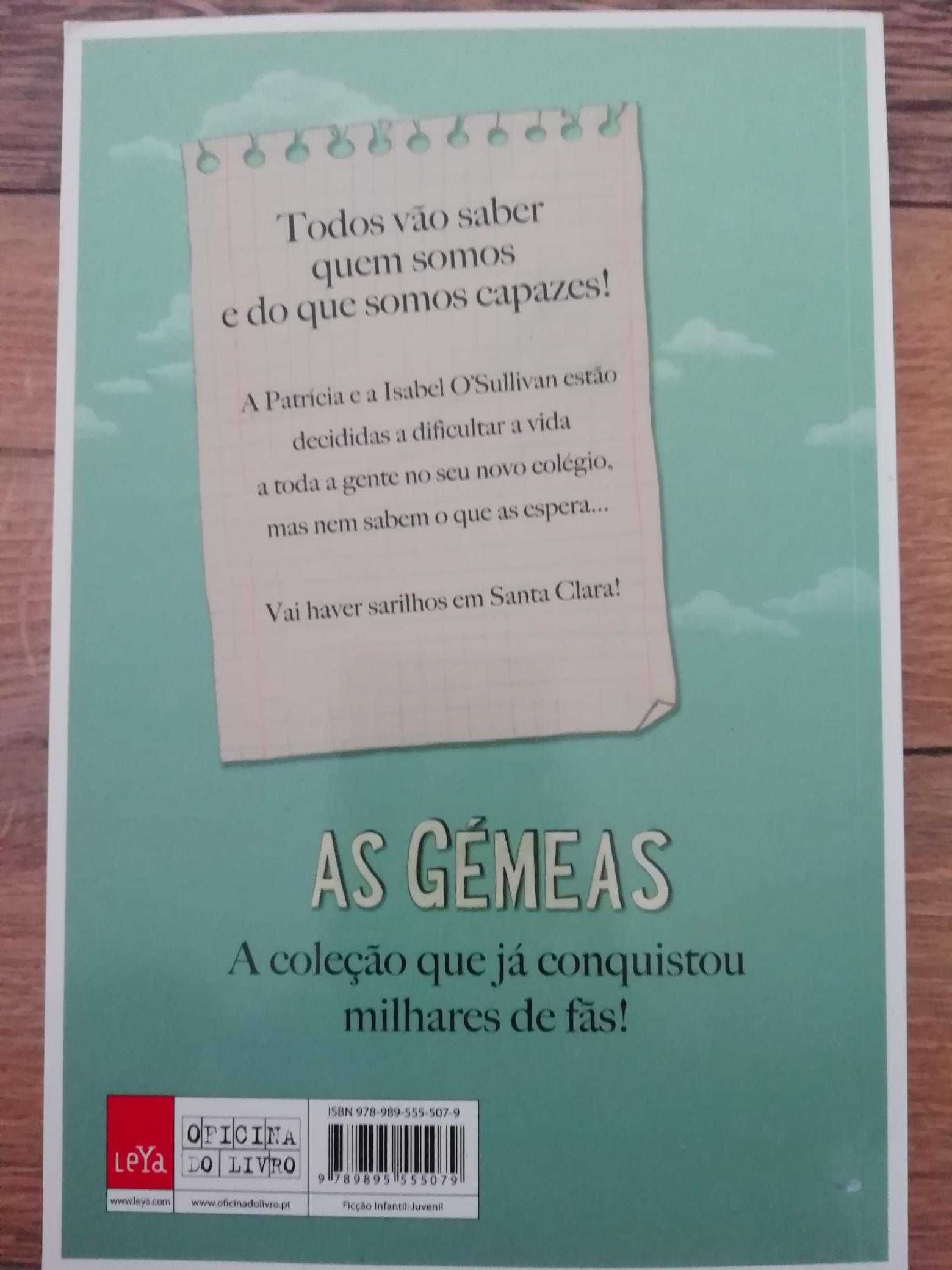 Livro as gémeas no colégio de santa clara