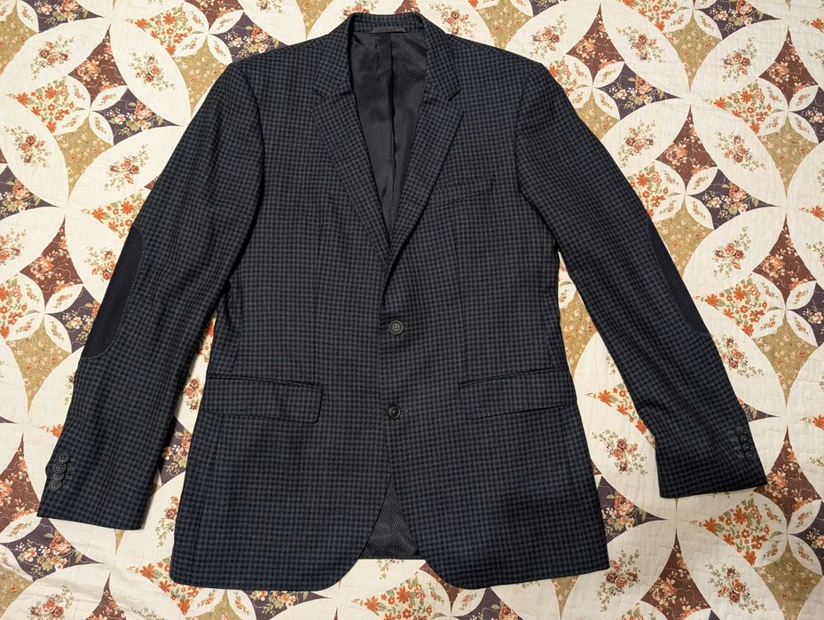 Мужской шерстяной пиджак на большой рост Hugo Boss, р. 98( 52)