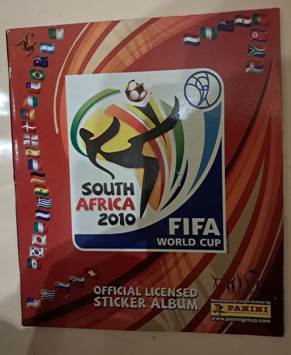 Panini e Topps, Cadernetas de cromos vazias.