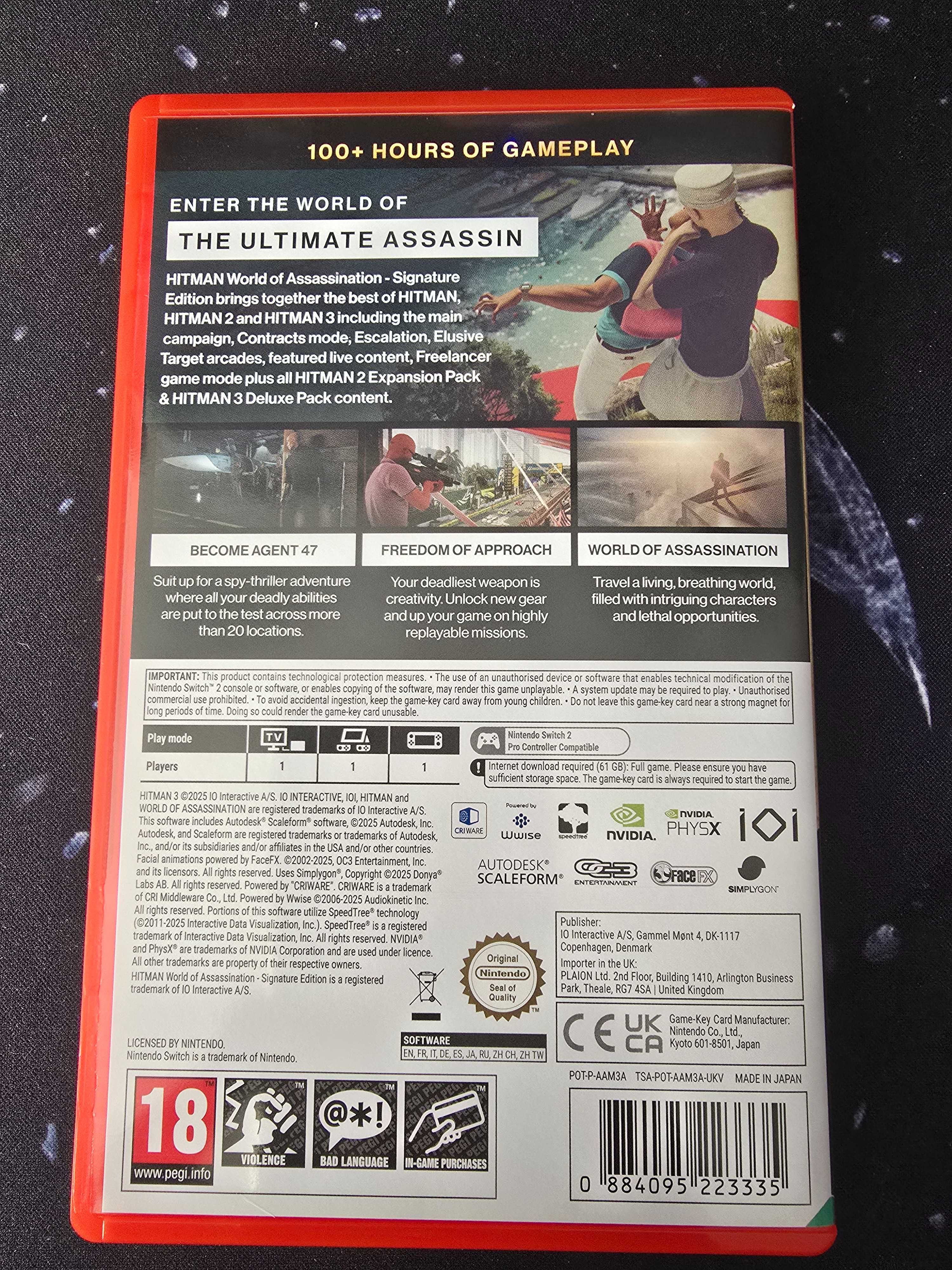 Hitman World Of Assassination Nintendo Switch 2