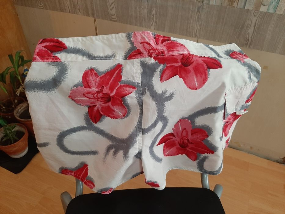 Calções/Shorts com flores 38
