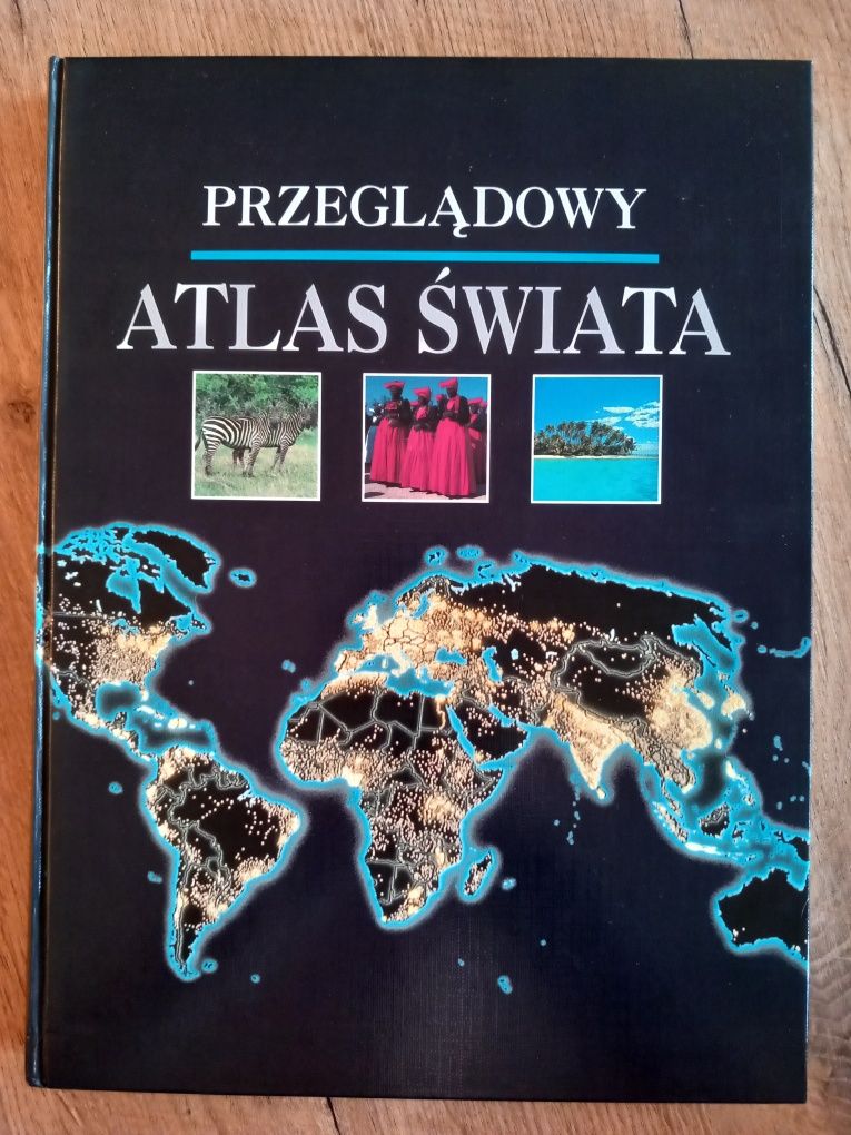 Przeglądowy atlas świata.