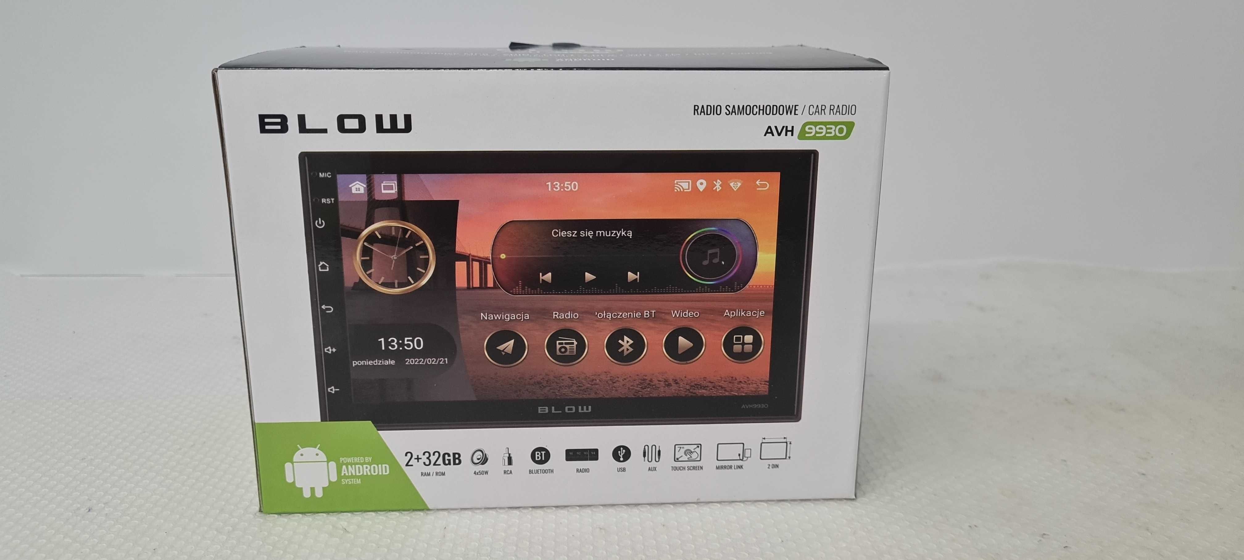 Radio BLOW AVH-9930 2DIN 7CALI BT Mp5 Aux Usb