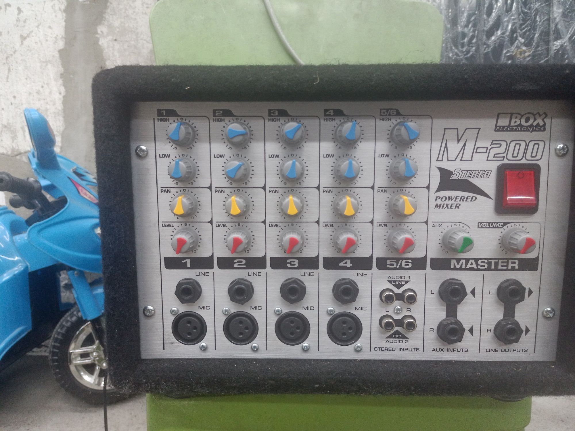 Zestaw BOX kolumny + powermixer