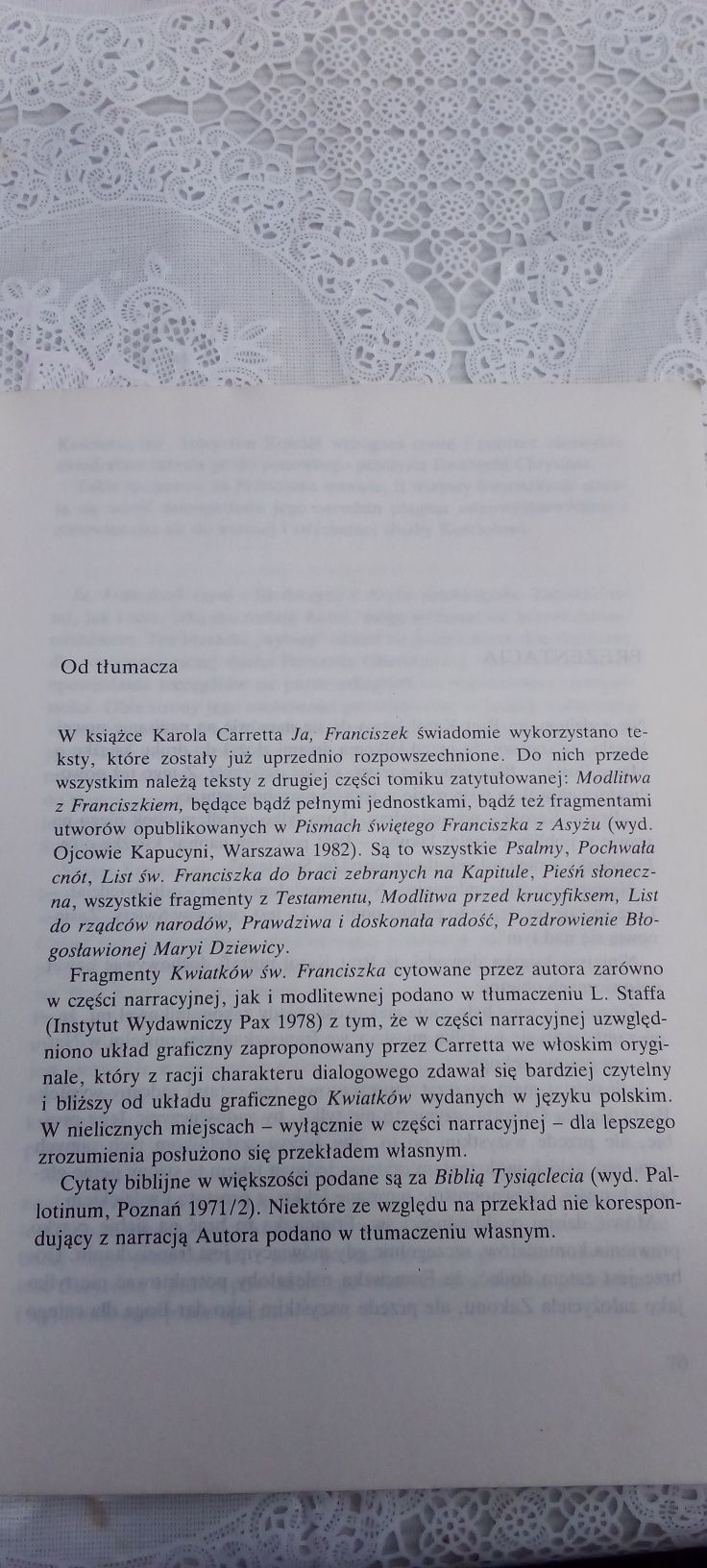 Ja Franciszek  Carlo Carretto