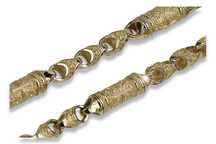 Złoty łańcuszek 14k 585 Królewski Gotycki cc057y 15mm 65cm Wrocław