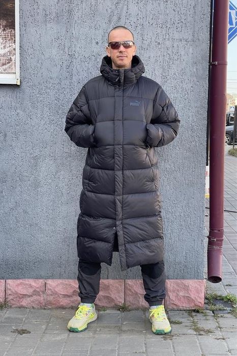Новий Пуховик Puma Long 675377_01 Оригінал Зима Куртка Довга L XL пума