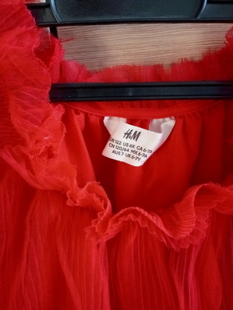 Sukienka dziewczęca H&M rozmiar 122