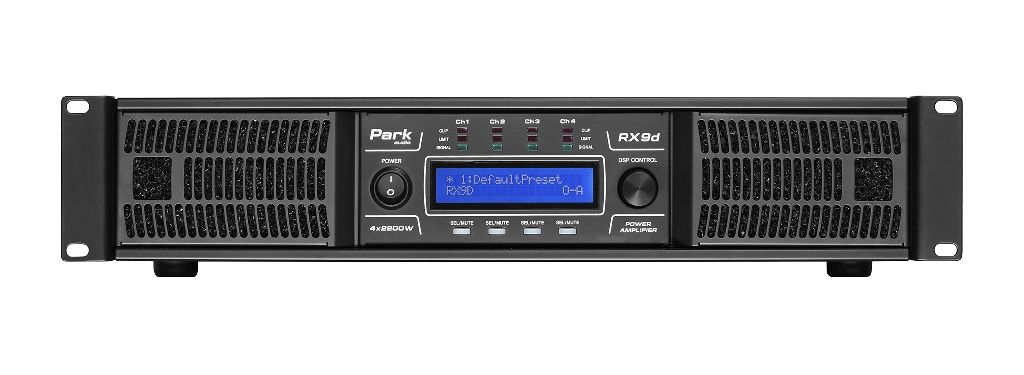 Четырехканальный усилитель PARKAUDIO RX9D с DSP процессором и PFC