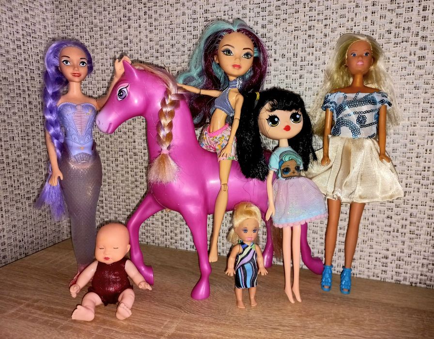Монстр хай лол русалка барбі пупси лот кукол