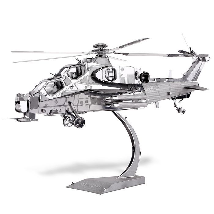 pilaff pl-puzzle metalowe model 3d - helikopter wuzhi-10