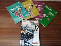 Manuais e cadernos escolares de 12.° (matemática A e Geográfica C)