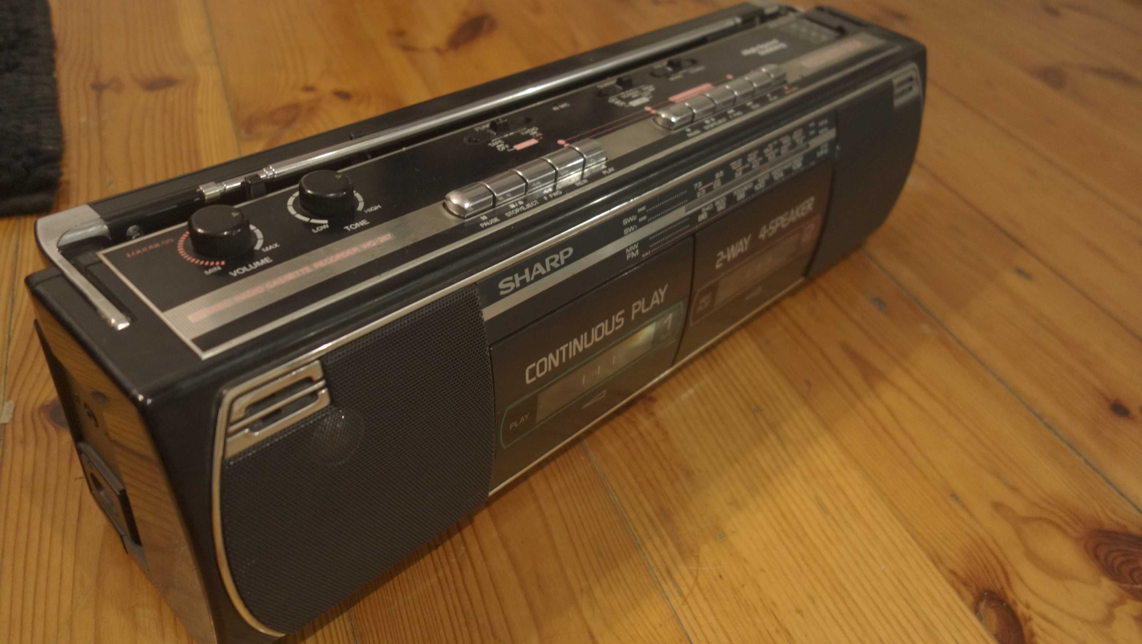 SHAPR jamnik ghettoblaster radiomagnetofon pevex vintage super boombox