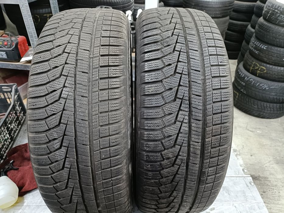 2szt opony zimowe hankook 225/60r17 2016r wysoki bieżnik