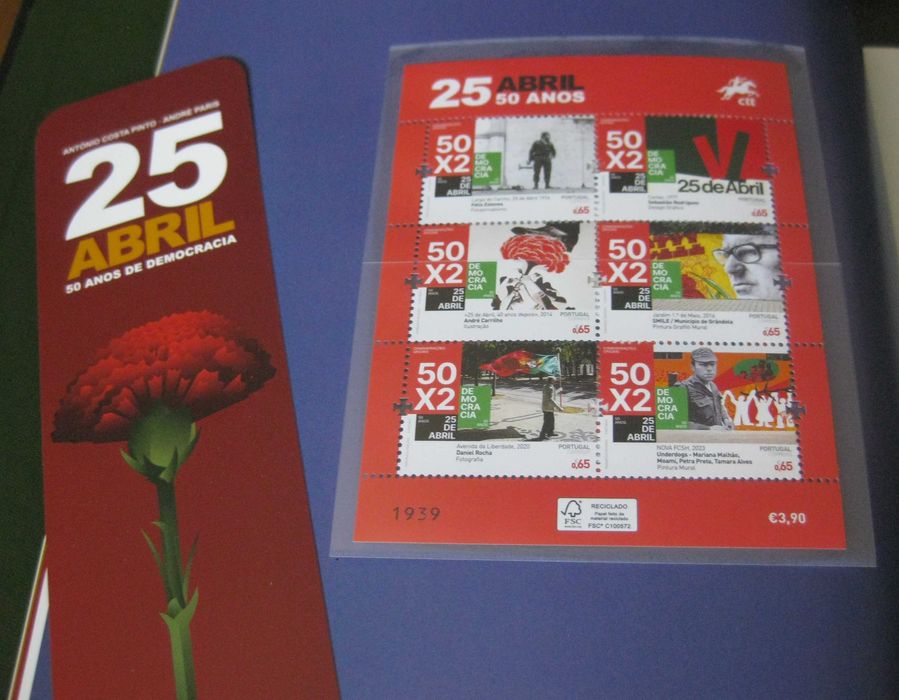 25 de Abril - 50 Anos de Democracia, Edição CTT Numerada nº 1939