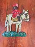 escultura africana em metal