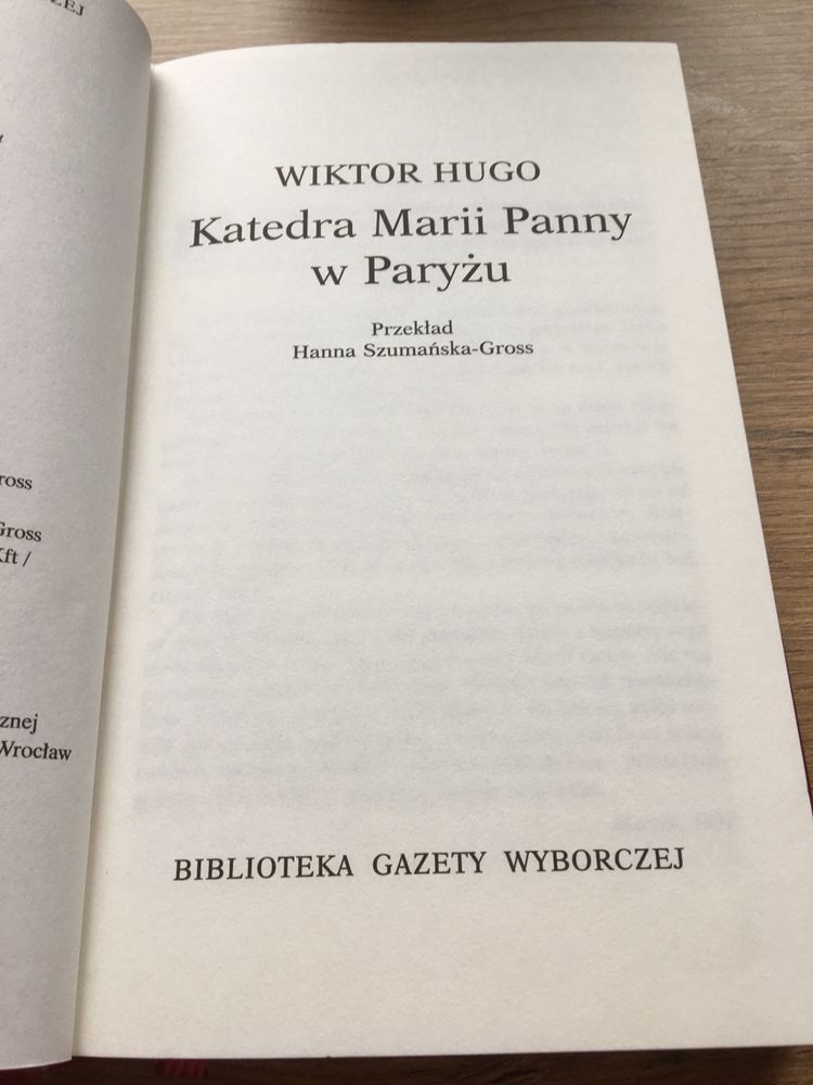 Hugo katedra Panny Marii w Paryżu Gazeta wyborcza