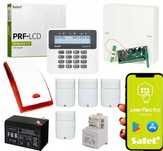 Alarm Satel Perfecta 16 4 czujniki GSM SMS APLIKACJA