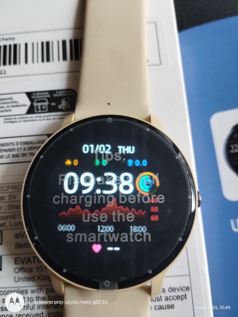 SmartWatch SPORTOWY ZL02C PRO Fitness