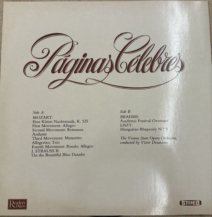 Vinil - varios artistas / musicas