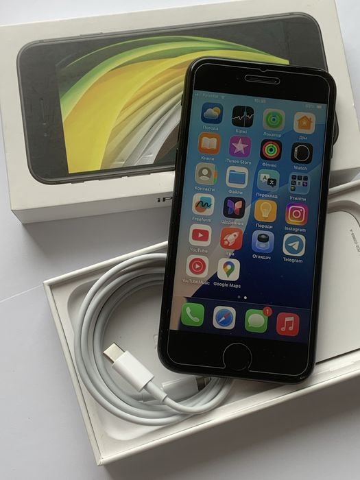 Apple iPhone SE (2020, 2nd generation) (MHGT3ZD/A) 128 GB Black