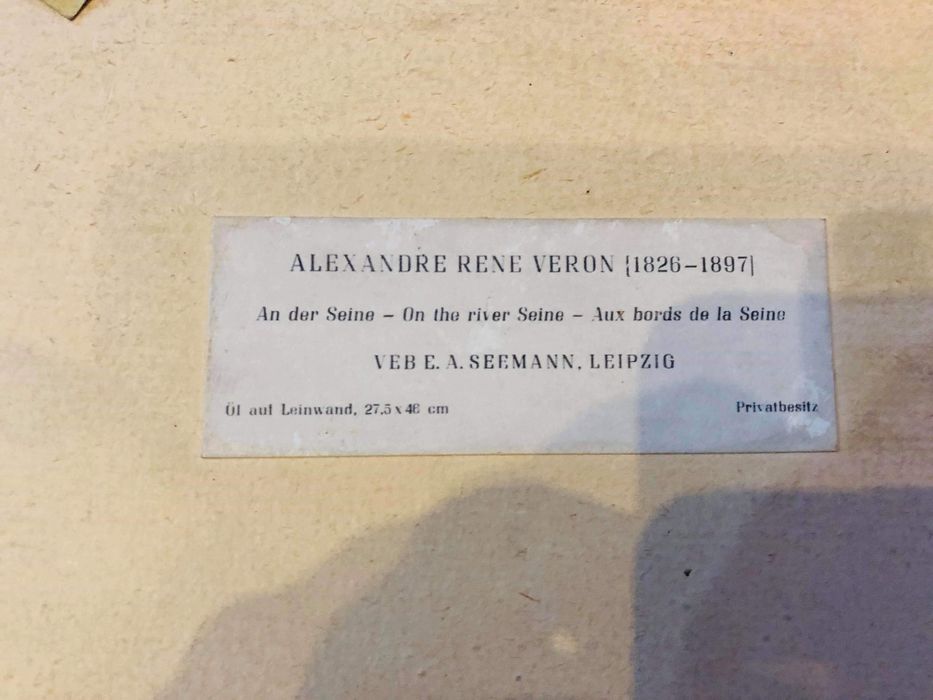 Obraz Alexandre Rene Veron "Nad Sekwaną"