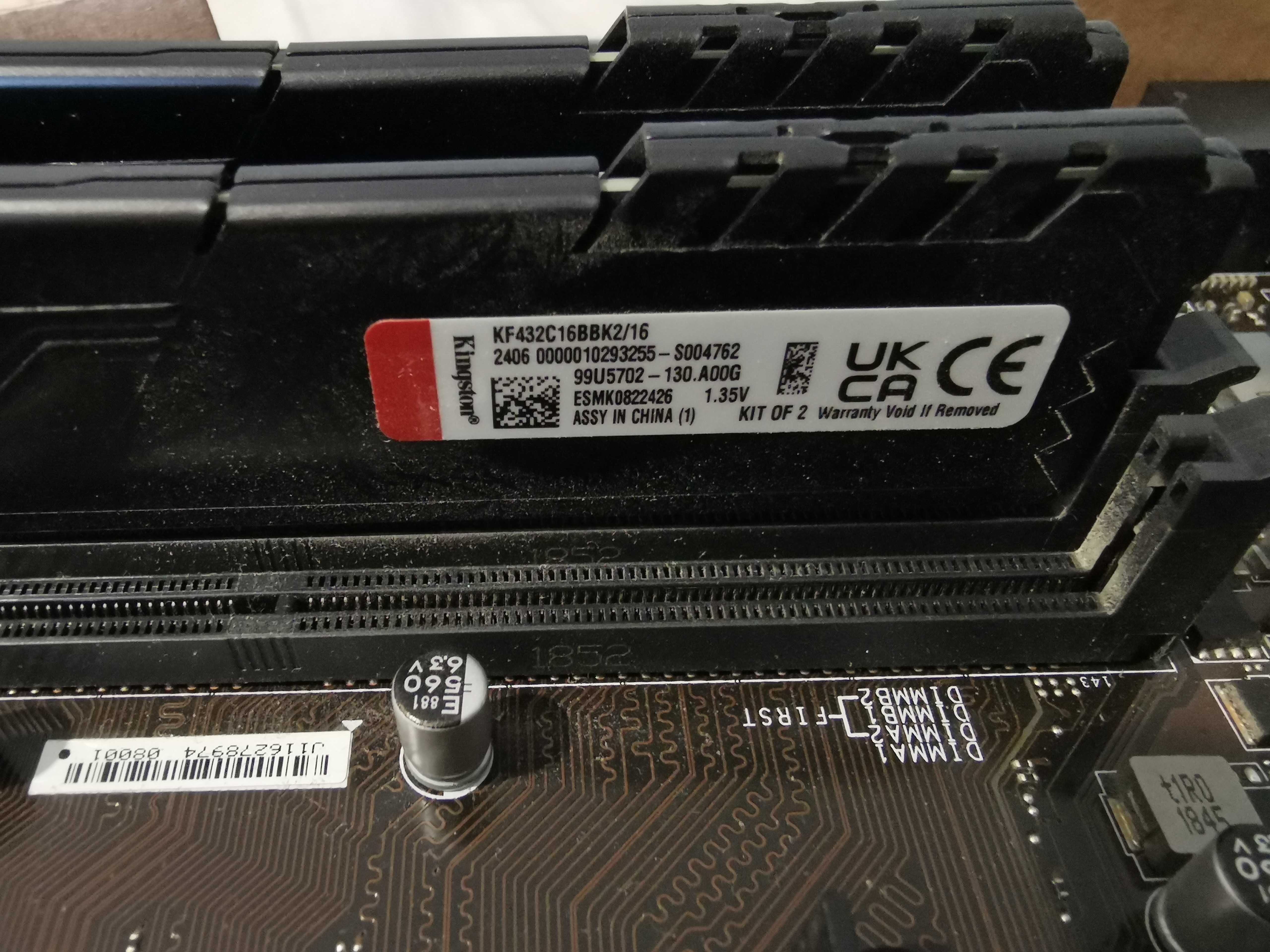 16GB CL16 Fury Beast DDR4 3200MHz