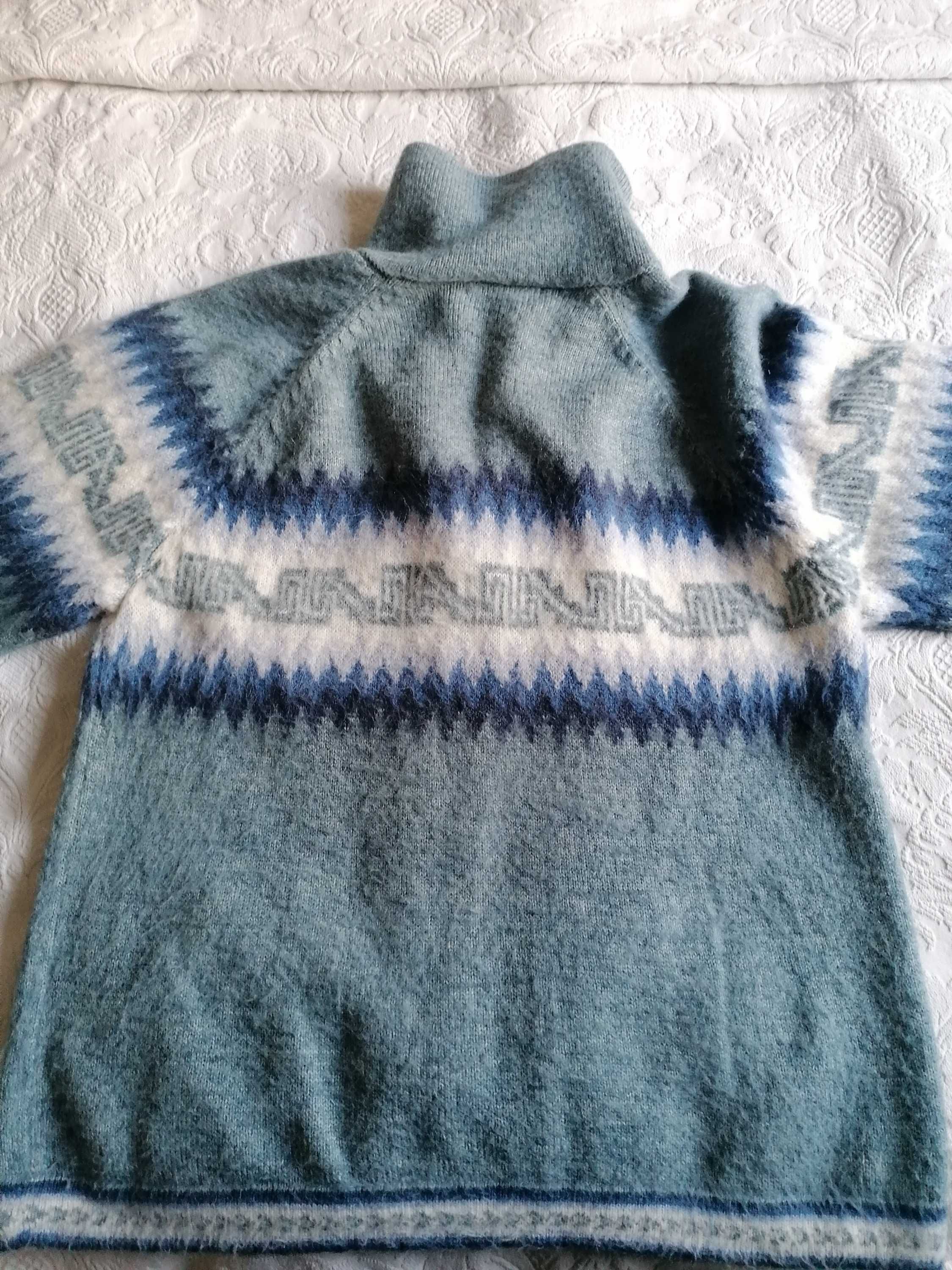 Sweter ze 100% wełny z alpak