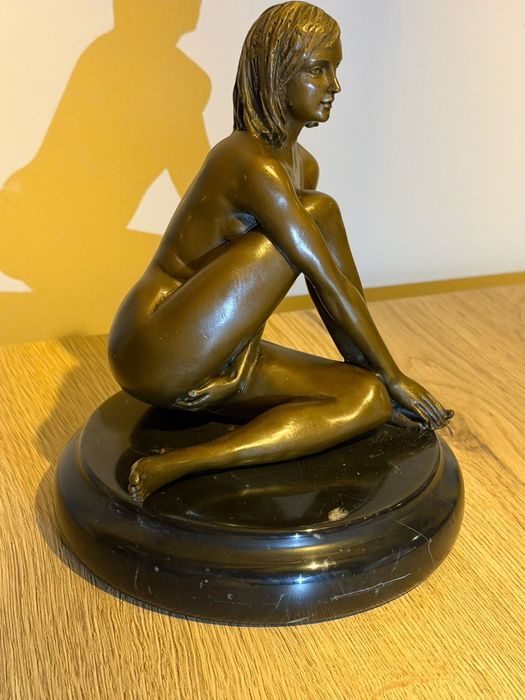 Фигура Скульптура Эротика Бронза Подпись