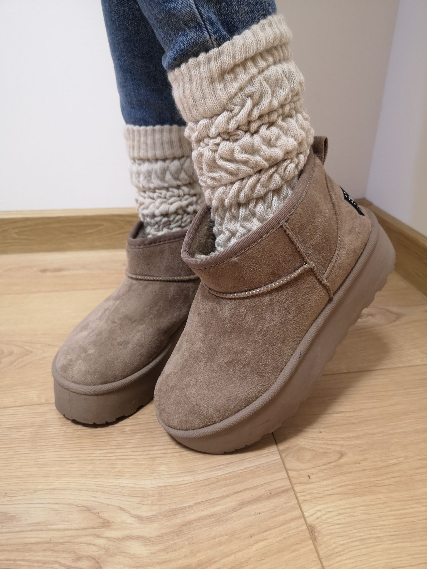 Śniegowce UGG 39 mróz ciepłe platforma