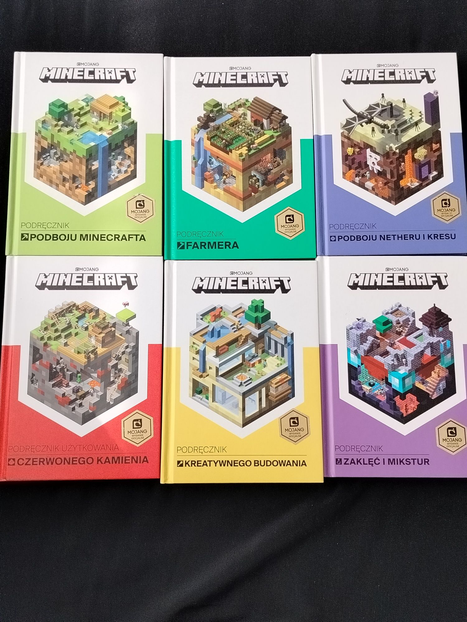 Minecraft podręczniki (6szt)