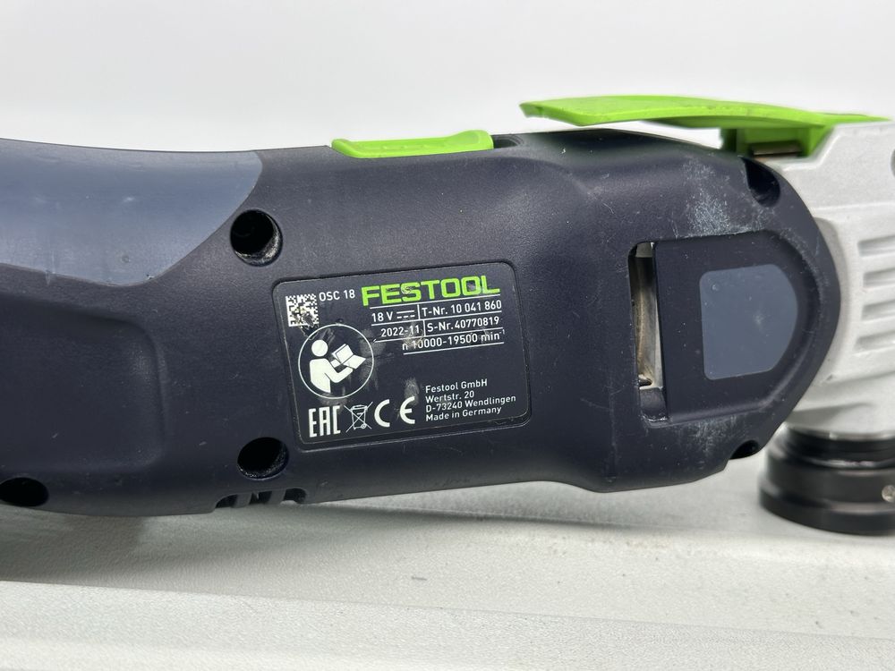 Festool OSC 18 / Многофункциональный инструмент риноватор мультитул