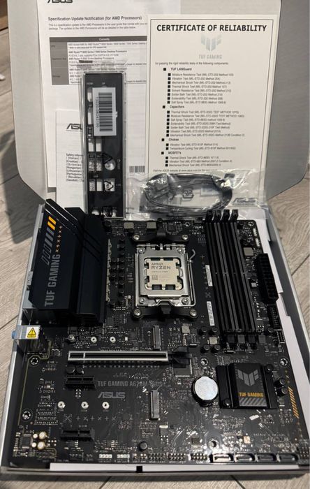 Ігровий комплект AM5 TUF GAMING A620M-PLUS + Ryzen 5 7500F