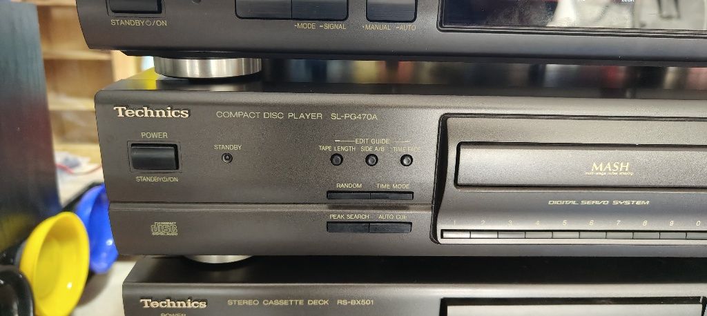 Wieża Technics komplet plus dwa piloty