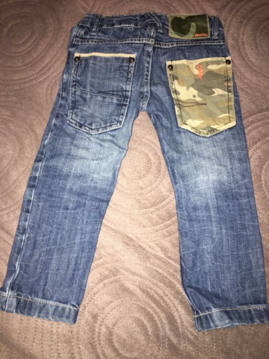 Spodnie jeans CUBUS rozm. 92 moro