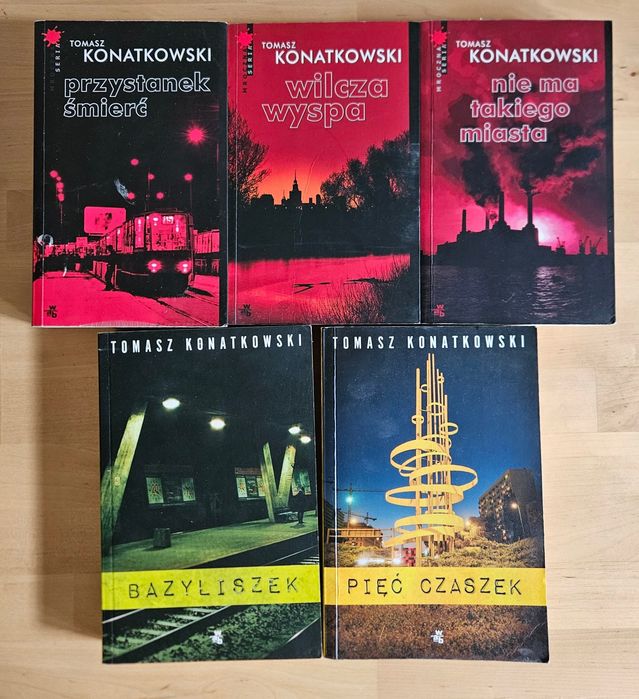 Tomasz Konatkowski - 5 tomów (cała seria Adam Nowak) Przystanek śmierć