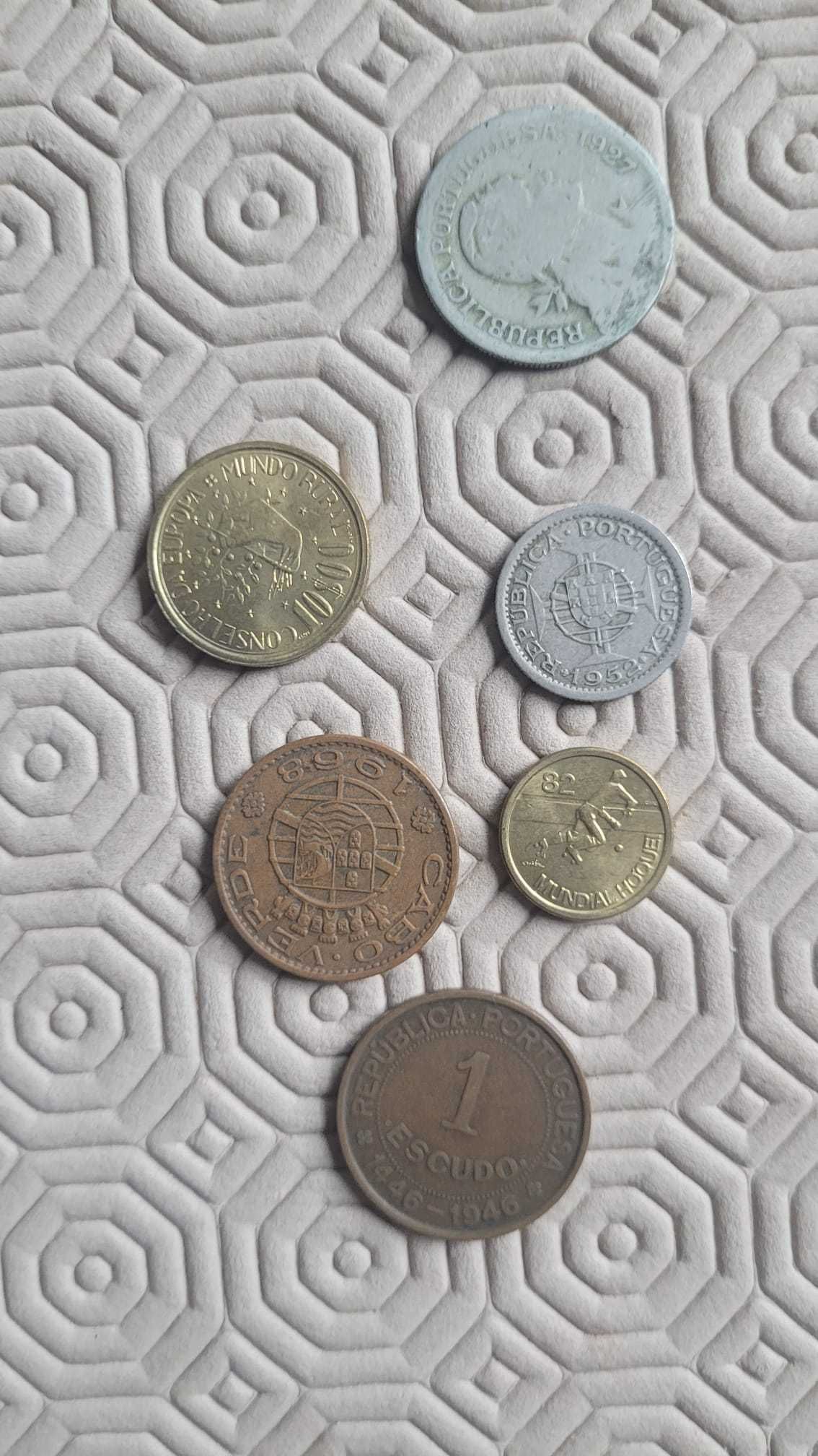 Lote Moedas Antigas Escudos