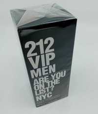 Carolina Herrera 212 VIP MEN 100ml EDT ZAFOLIOWANE perfumy męskie