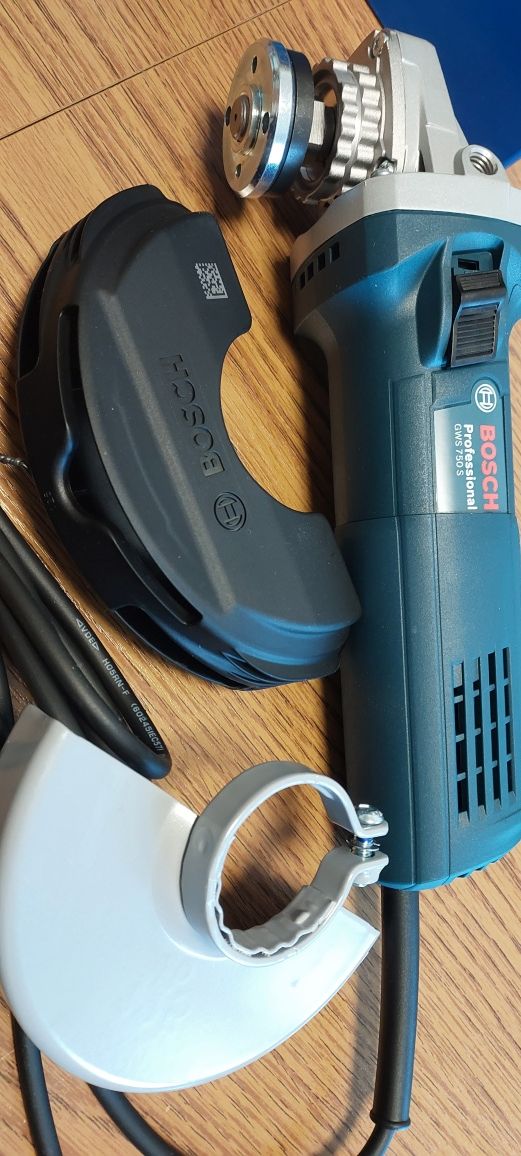 Шліфувальна машинка болгарка BOSCH 750S з регулюванням обертів NEW.